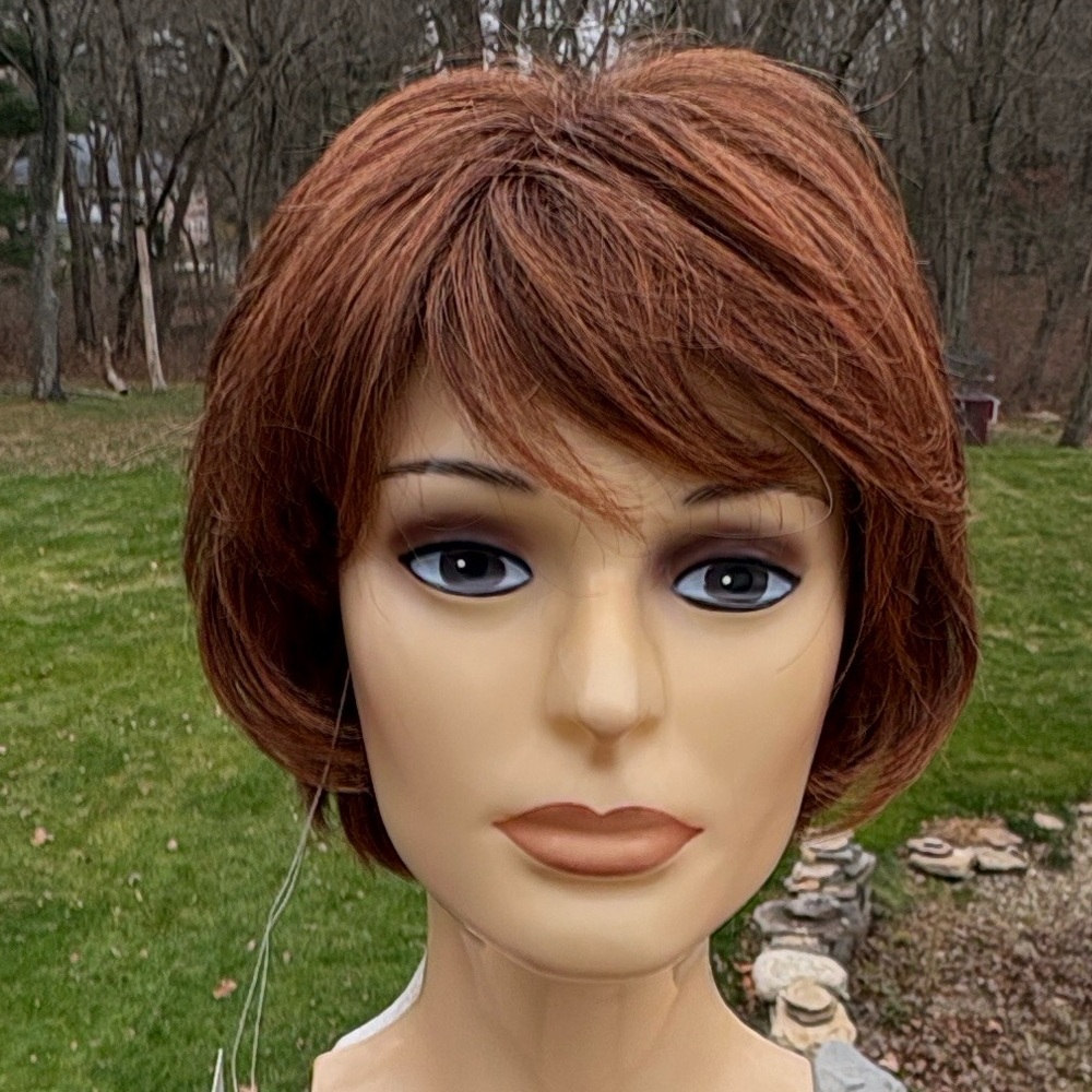 Henry Margu Tyler 4728 Naturally‎ Yours Monofilament Wig 29R Red Shag NWT